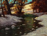 Henry Leopold Richter, (American, 1870-1978), Winter Creek
