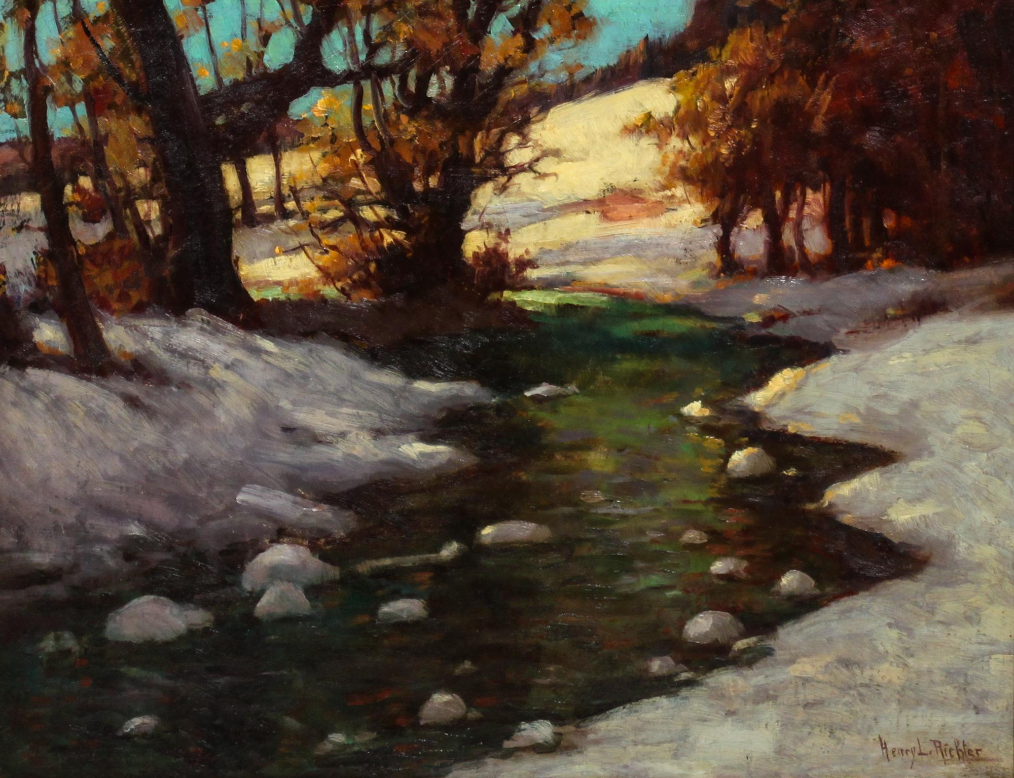 Henry Leopold Richter, (American, 1870-1978), Winter Creek