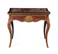 A Napoleon III Gilt Bronze Mounted Boulle Marquetry Game Table