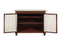 A Regency Style Mahogany Marble-Top Chiffonier