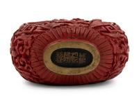 A Chinese Cinnabar Lacquer Snuff Bottle