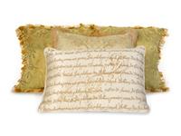 Four Silk Pillows — 20th Century