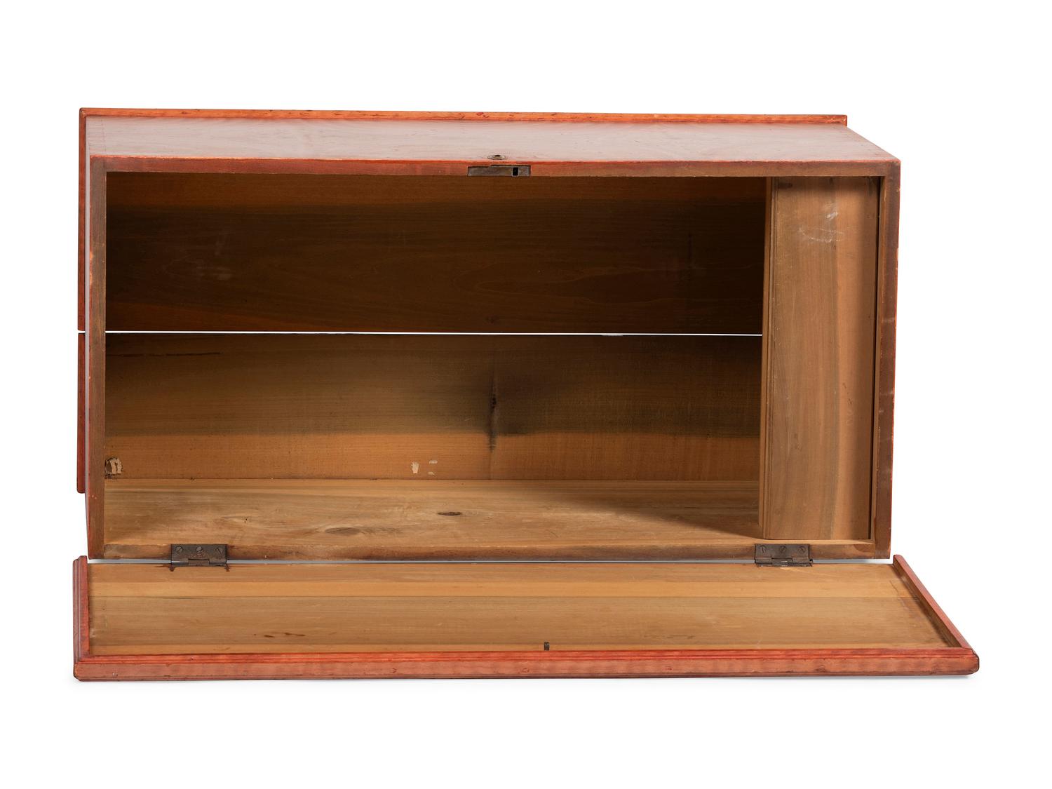 A Late Federal Grain Painted Poplar Blanket Chest
