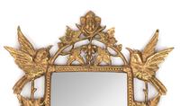 A Pair of Brass Girandole Mirrors