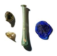 Five Roman and Eastern Mediterranean Glass Items
