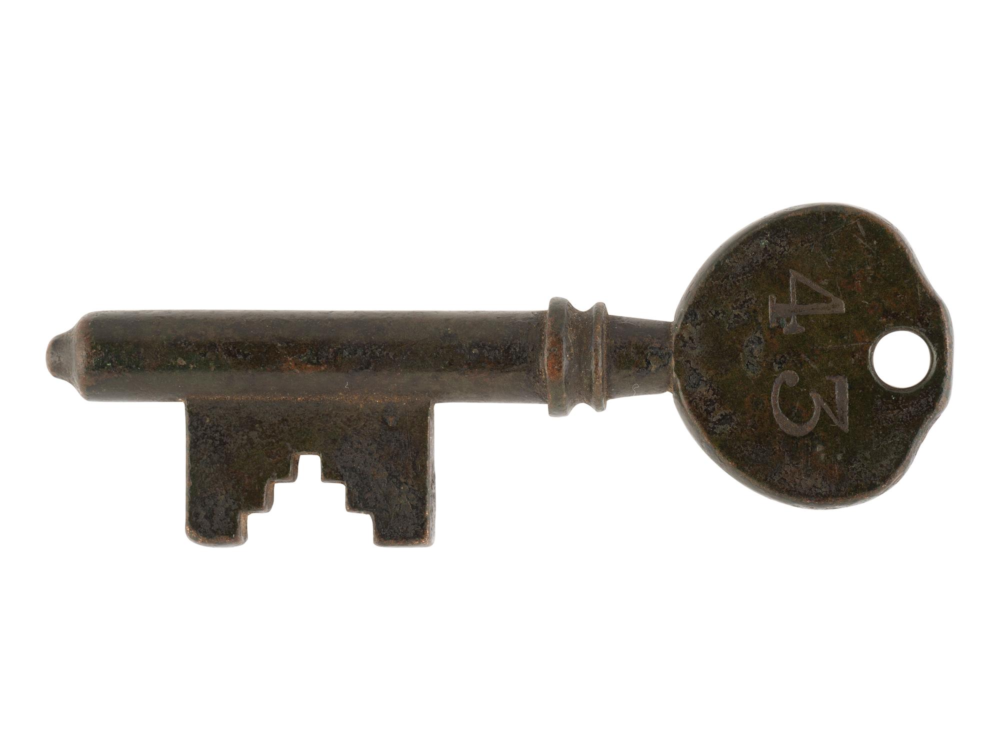 [NEW YORK CITY]. A Gramercy Park key.