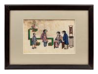 A Group of Twelve Chinese Export Pith Paintings