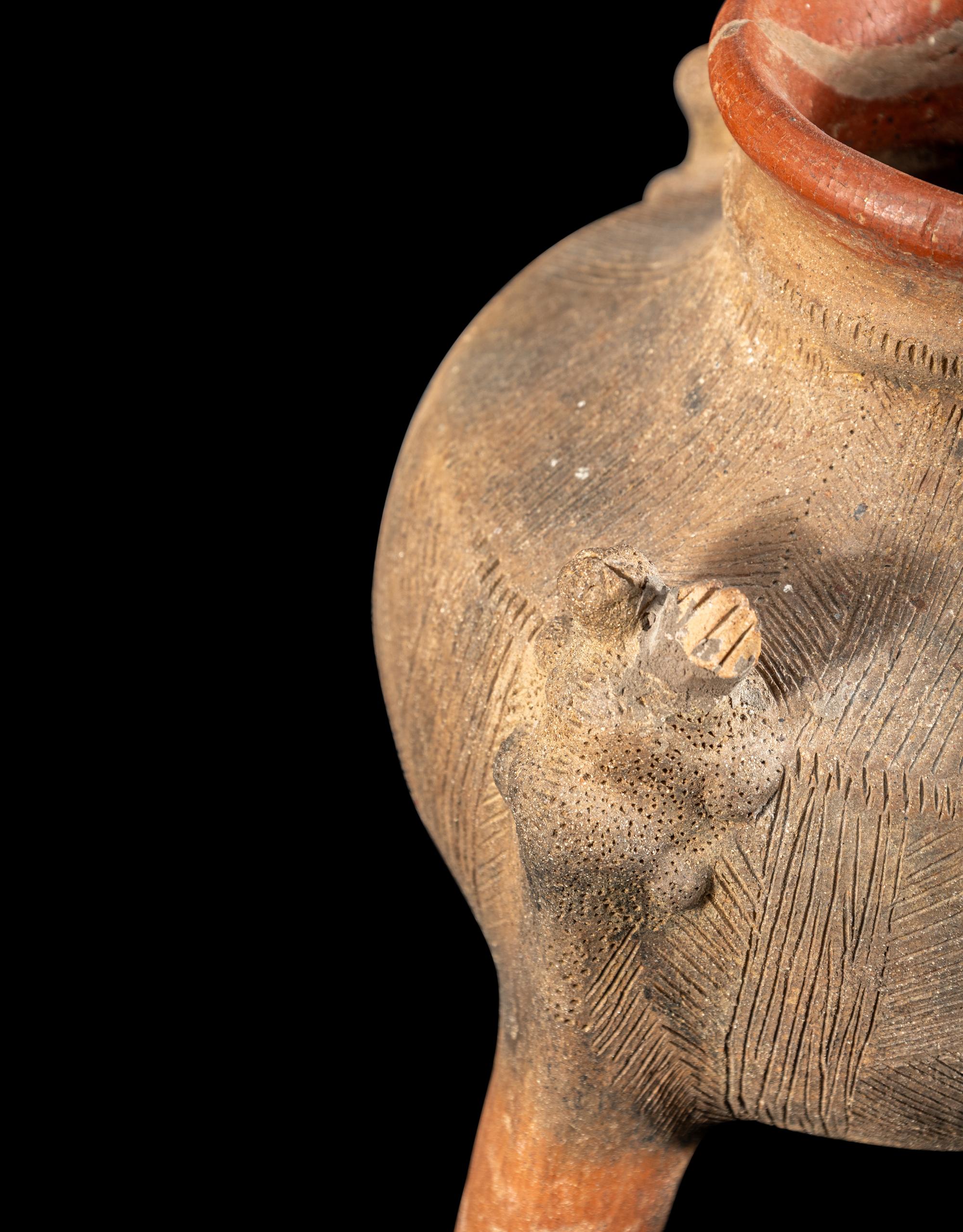 Six Huetar Tripod Vessels