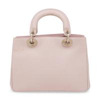 Christian Dior, Small Diorissimo Bag in Pale Pink Floral-Print Leather
