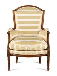A Louis XVI Style Beechwood Bergère