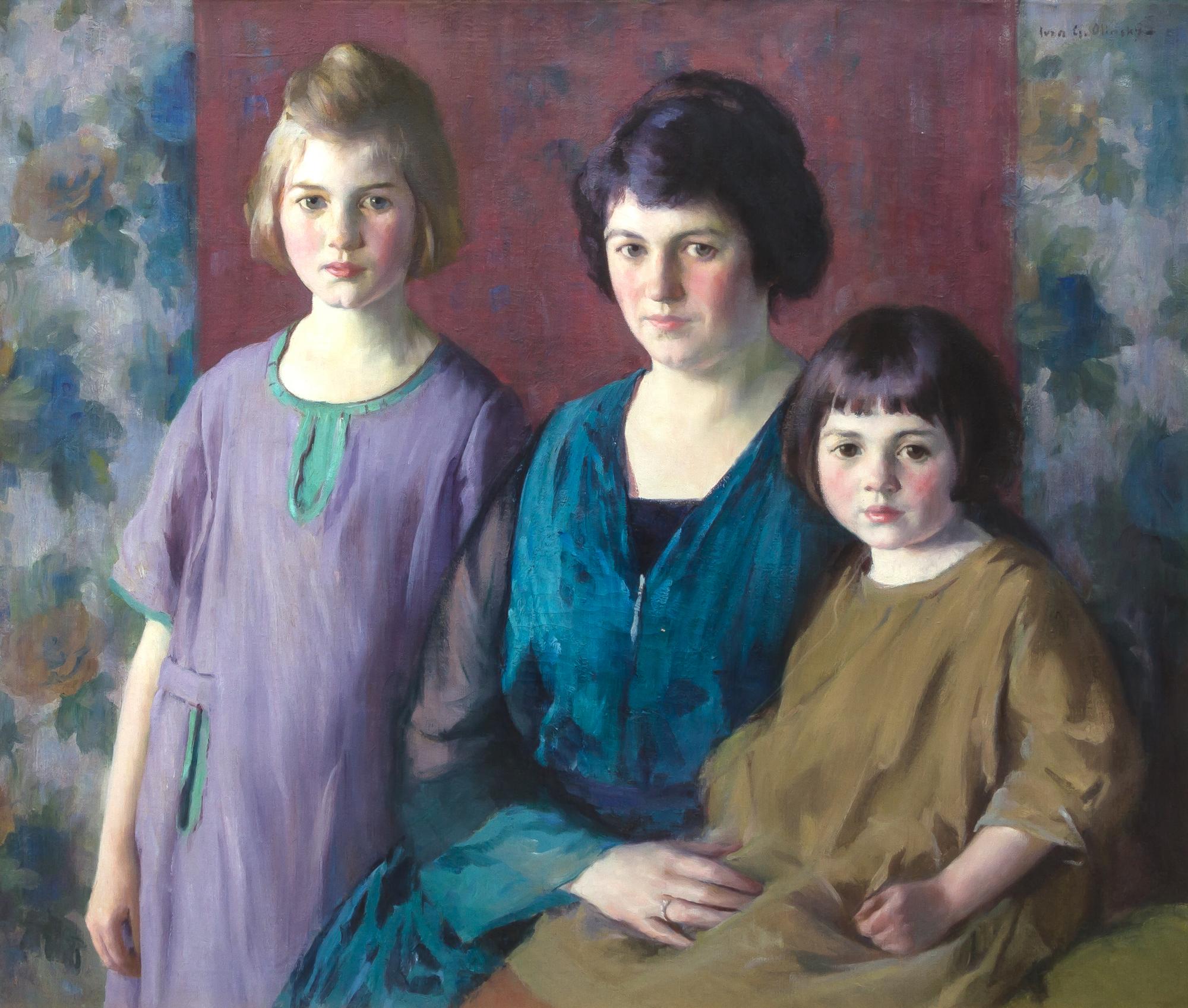 Ivan Gregorewitch Olinsky, (American/Russian, 1878-1962), Kip Family Portrait, 1922