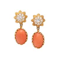 YELLOW GOLD AND CORAL EACLIPS