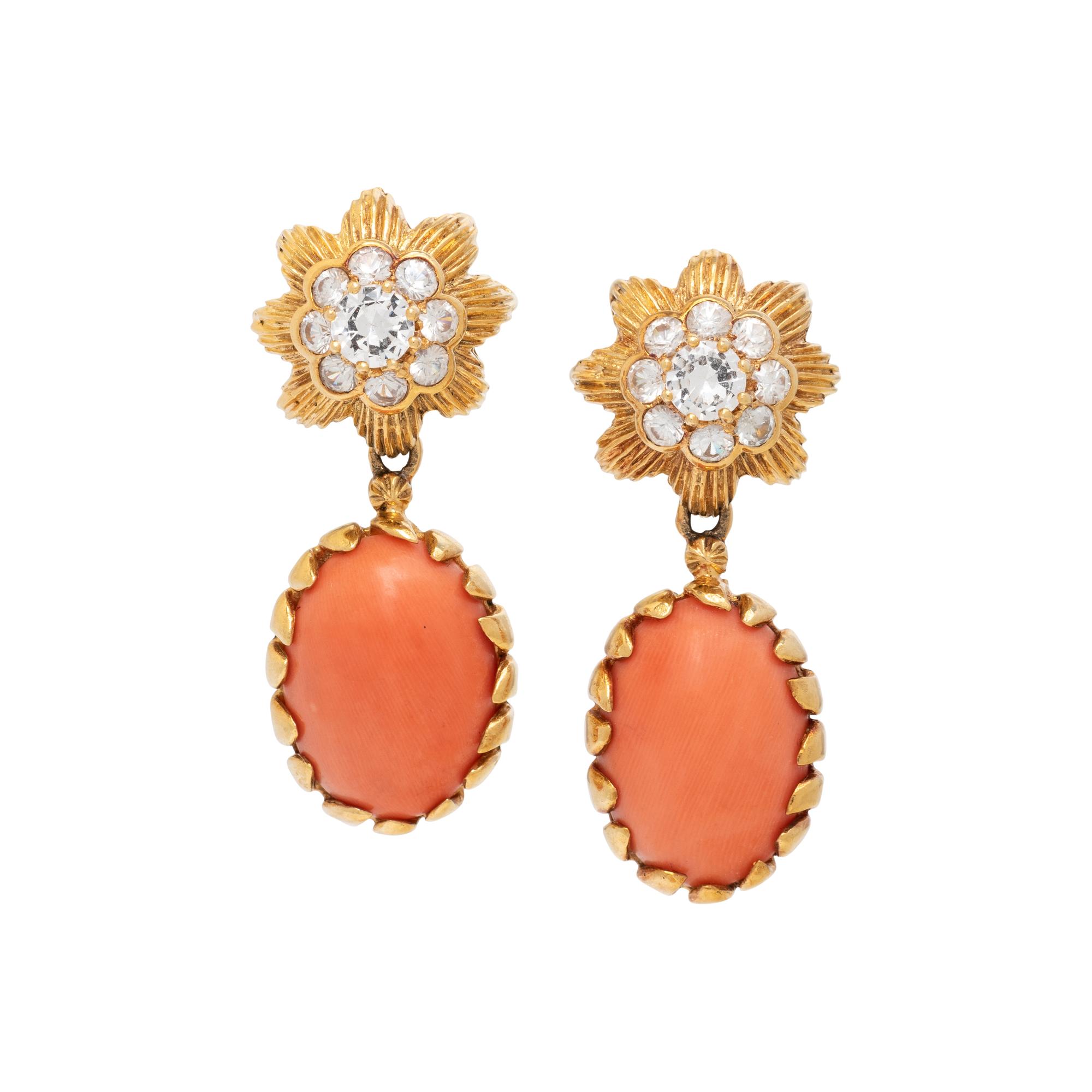 YELLOW GOLD AND CORAL EACLIPS