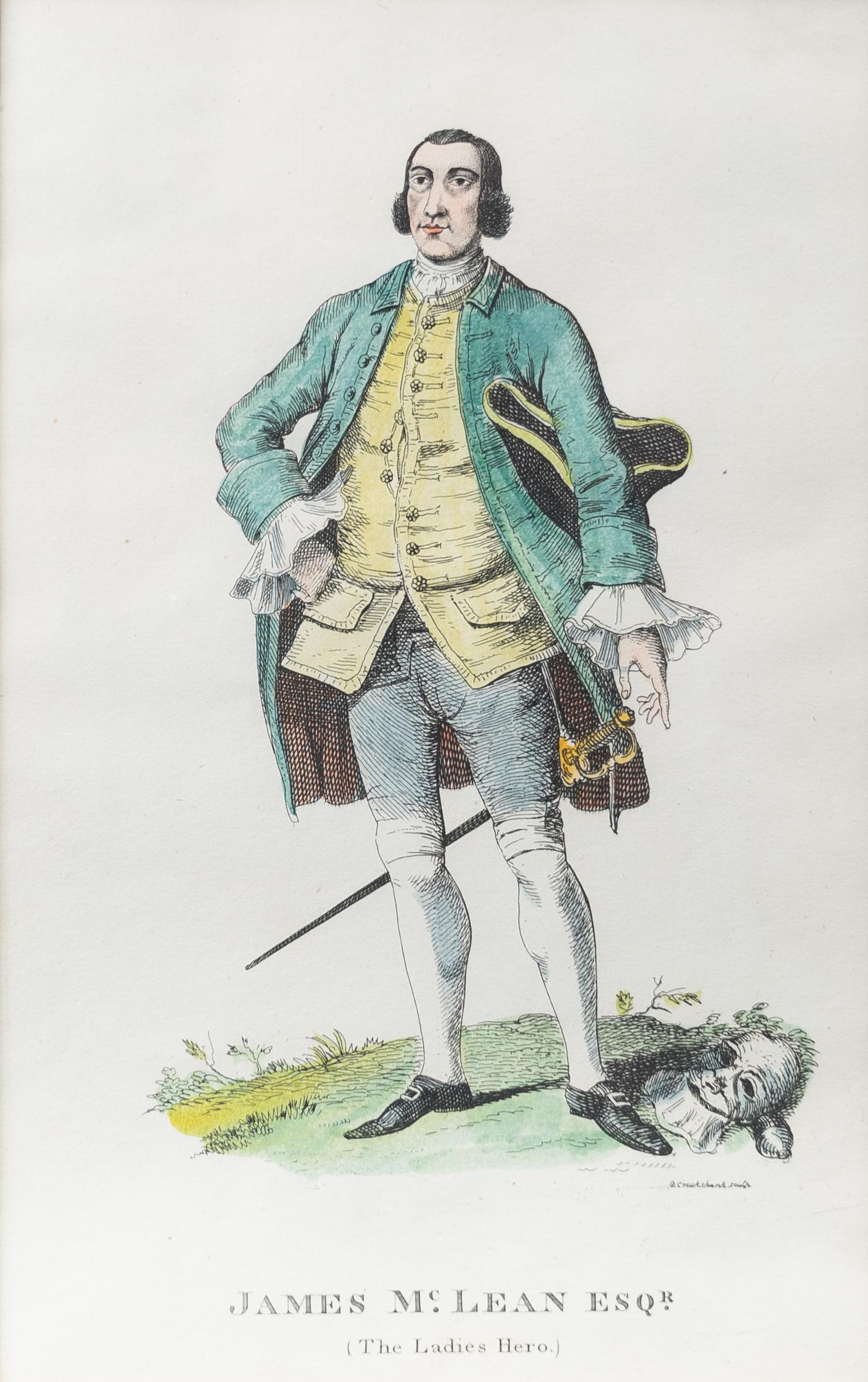 Four English Framed Color Engravings