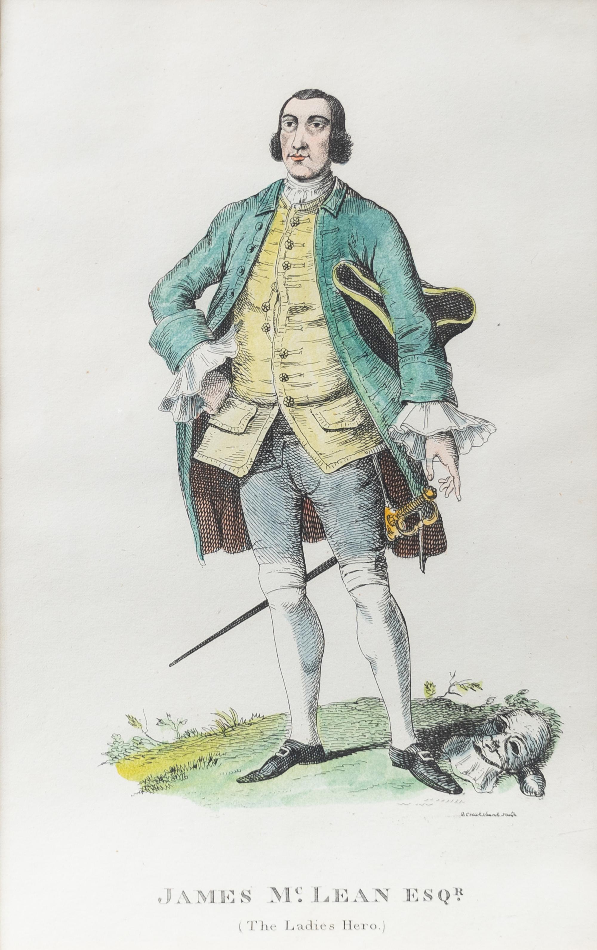 Four English Framed Color Engravings