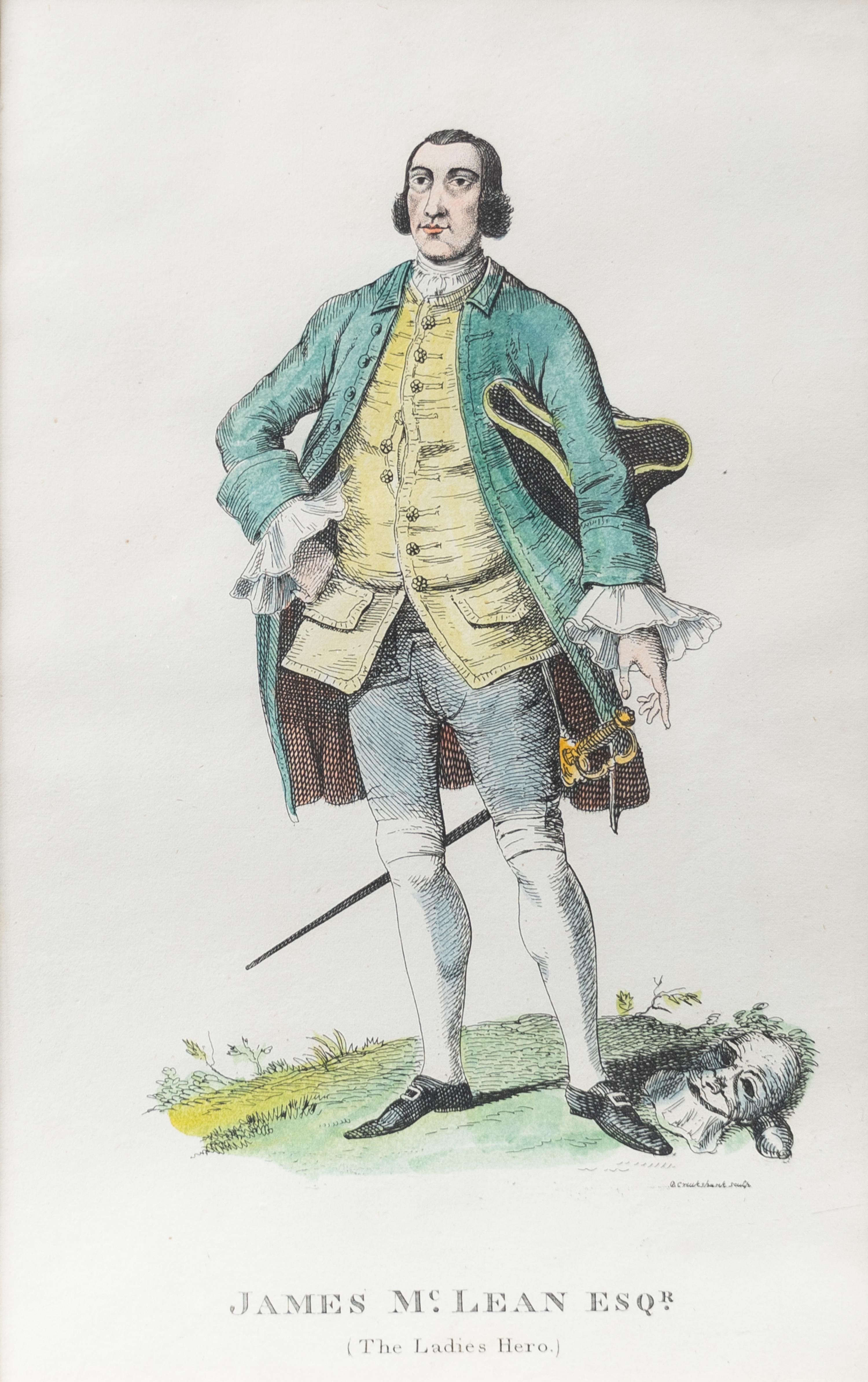 Four English Framed Color Engravings