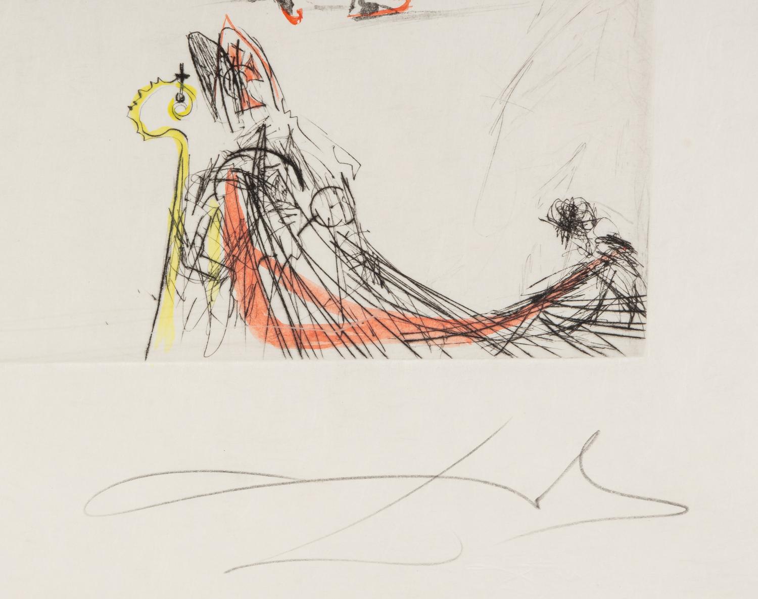 La girafe en feu (from Tauromachie Surrealiste ), 1966-1967