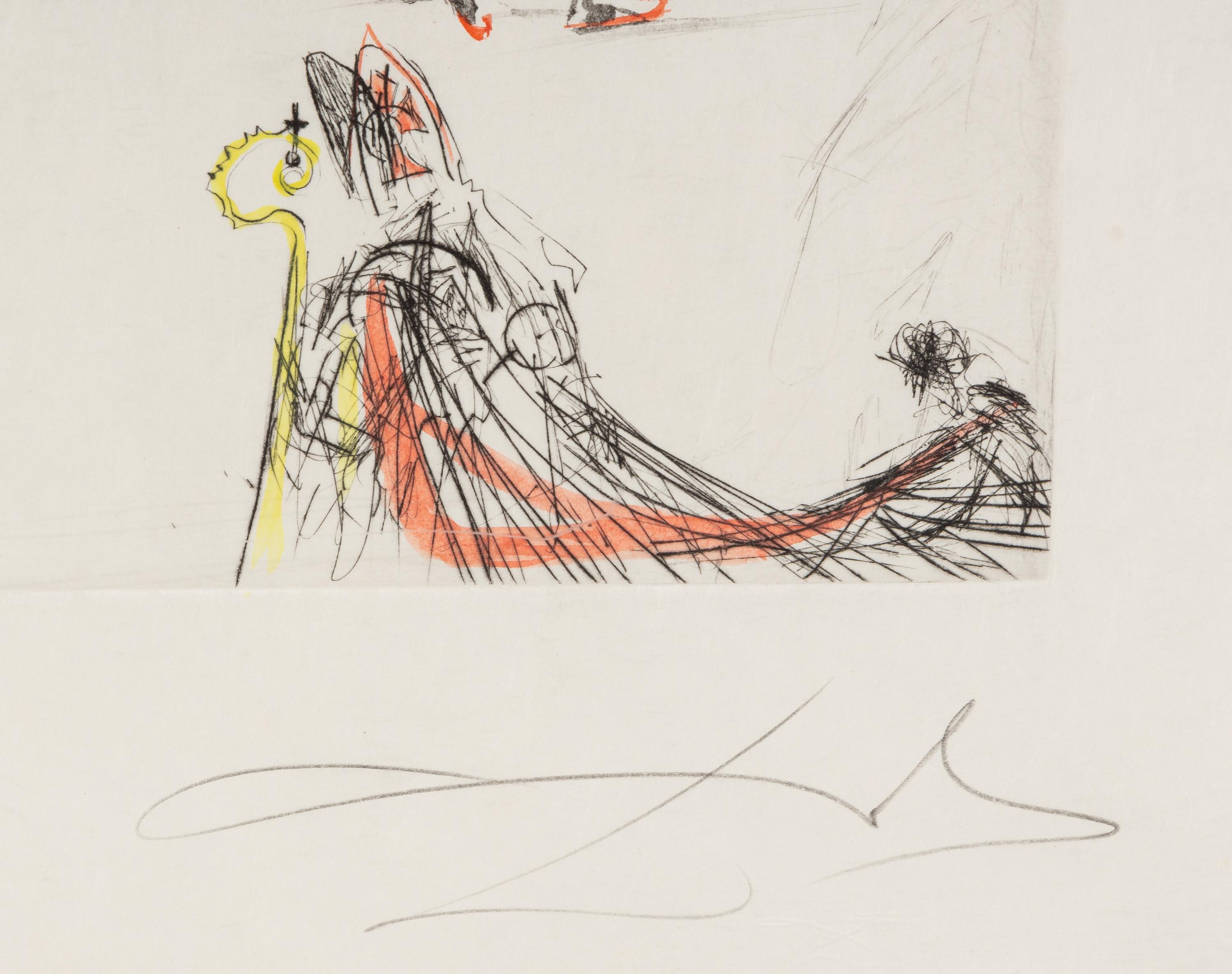 La girafe en feu (from Tauromachie Surrealiste ), 1966-1967
