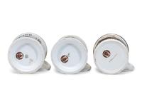 Three Jockey's Porcelain Occupational Shaving Mugs
