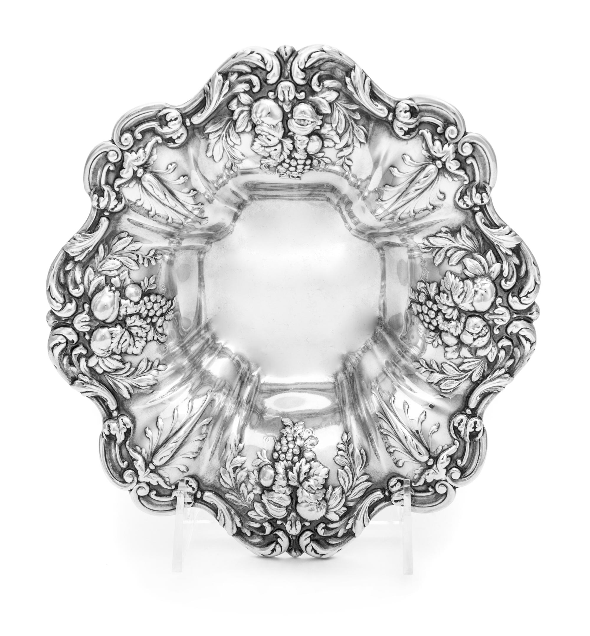 An American Silver Bowl, Reed & Barton, Taunton, MA, 1951, Francis I pattern.
