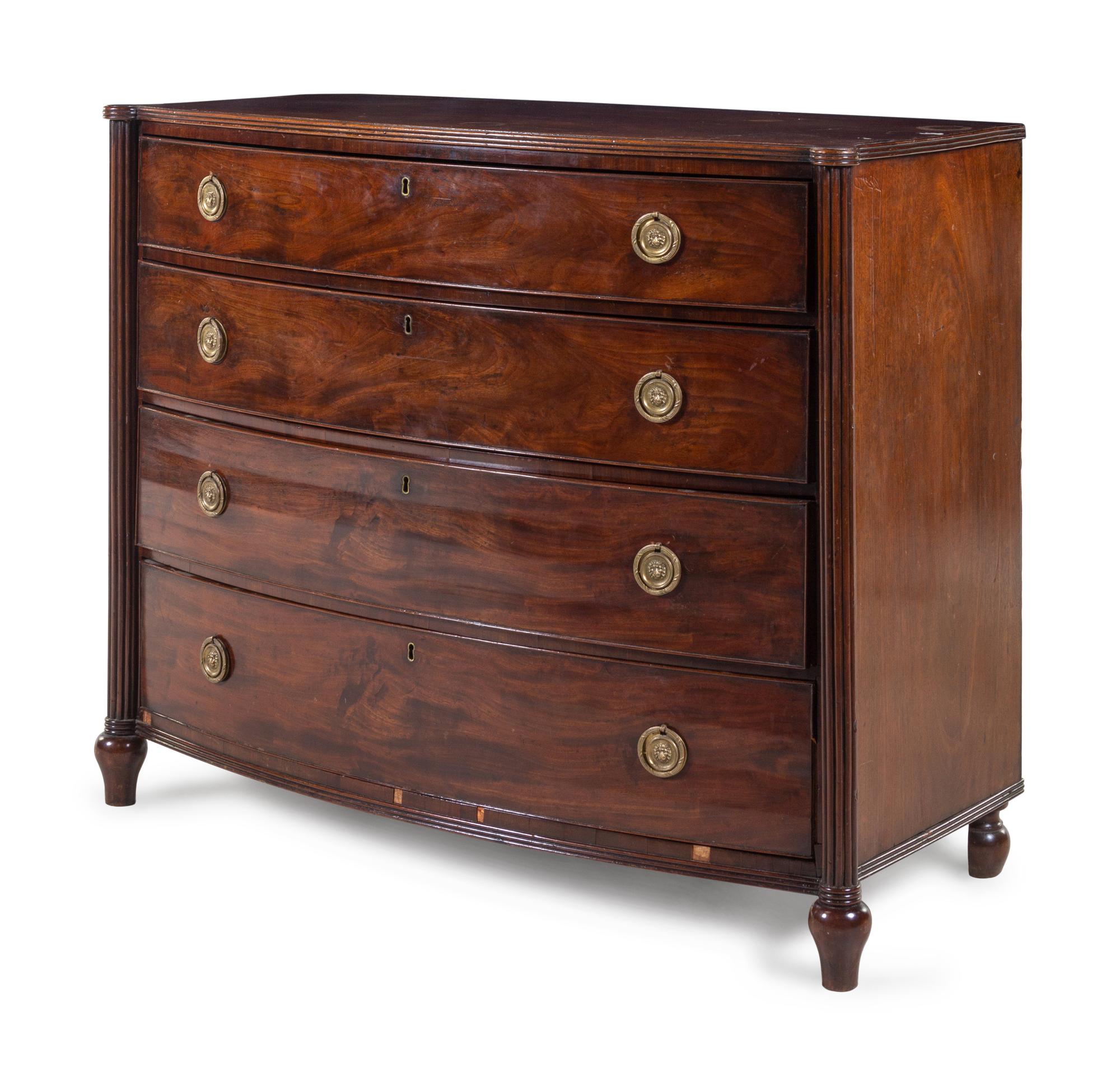 A Federal Mahogany Chest of Drawers