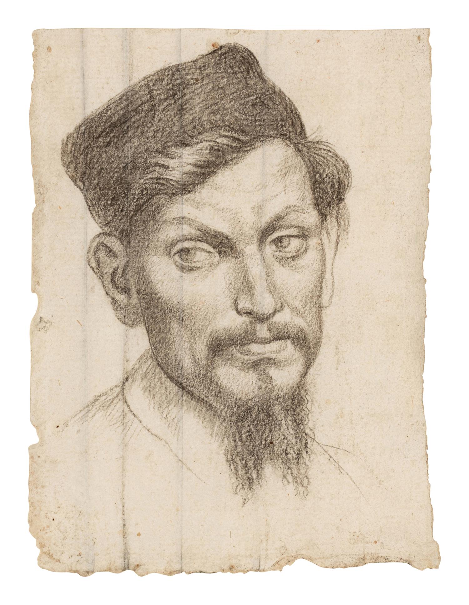 Portrait of a Bearded Man Wearing a Hat