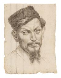 Portrait of a Bearded Man Wearing a Hat