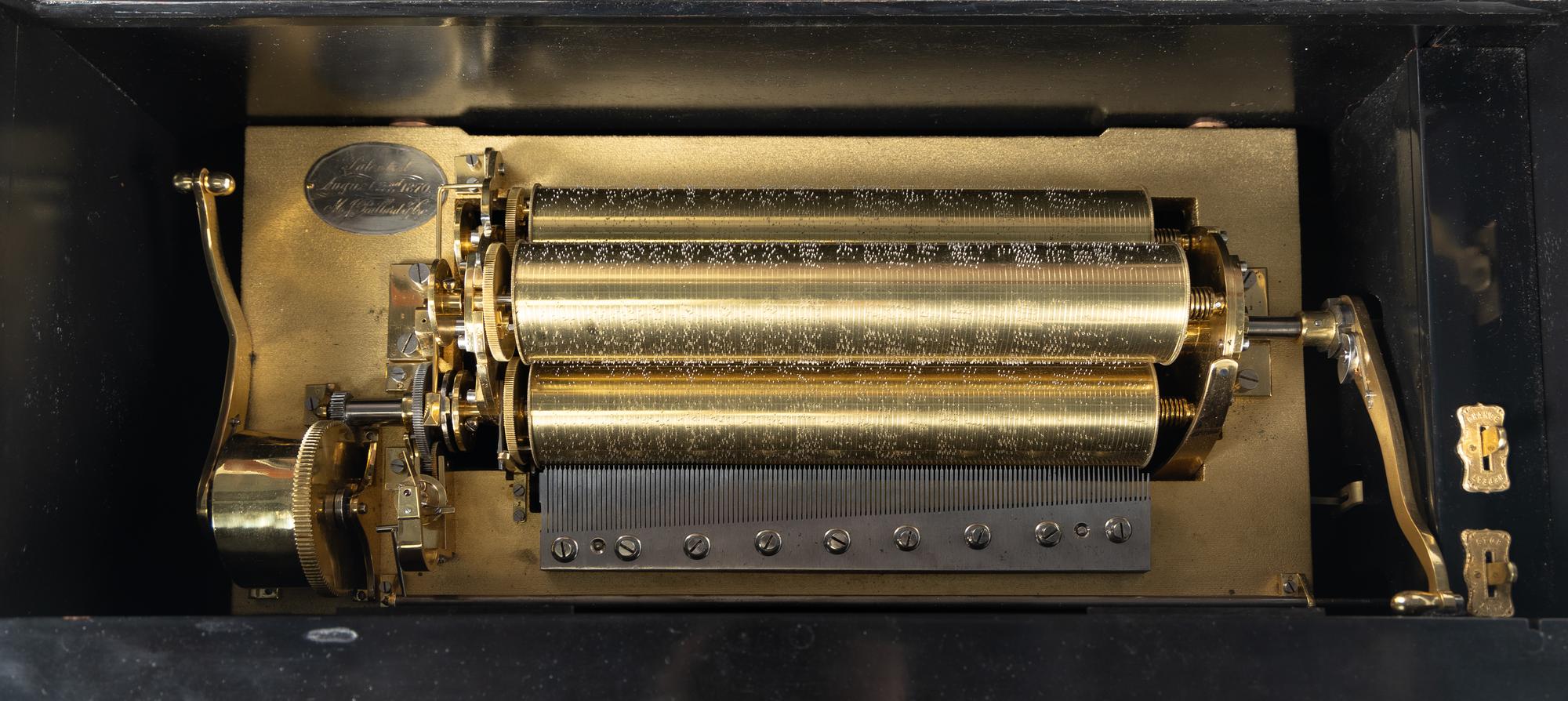 A Rare "Revolver" Music Box by M.J. Paillard & Co.