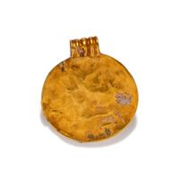 A Phoenician Gold Pendant with a Boat Scene