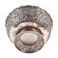 A Dominick & Haff Repousse Silver Punchbowl