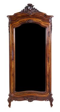 A Louis XV Style Armoire Height 94 1/2 x width 43 x depth 25 inches.