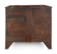 A Pair of George III Style Mahogany Flip-Top Side Tables