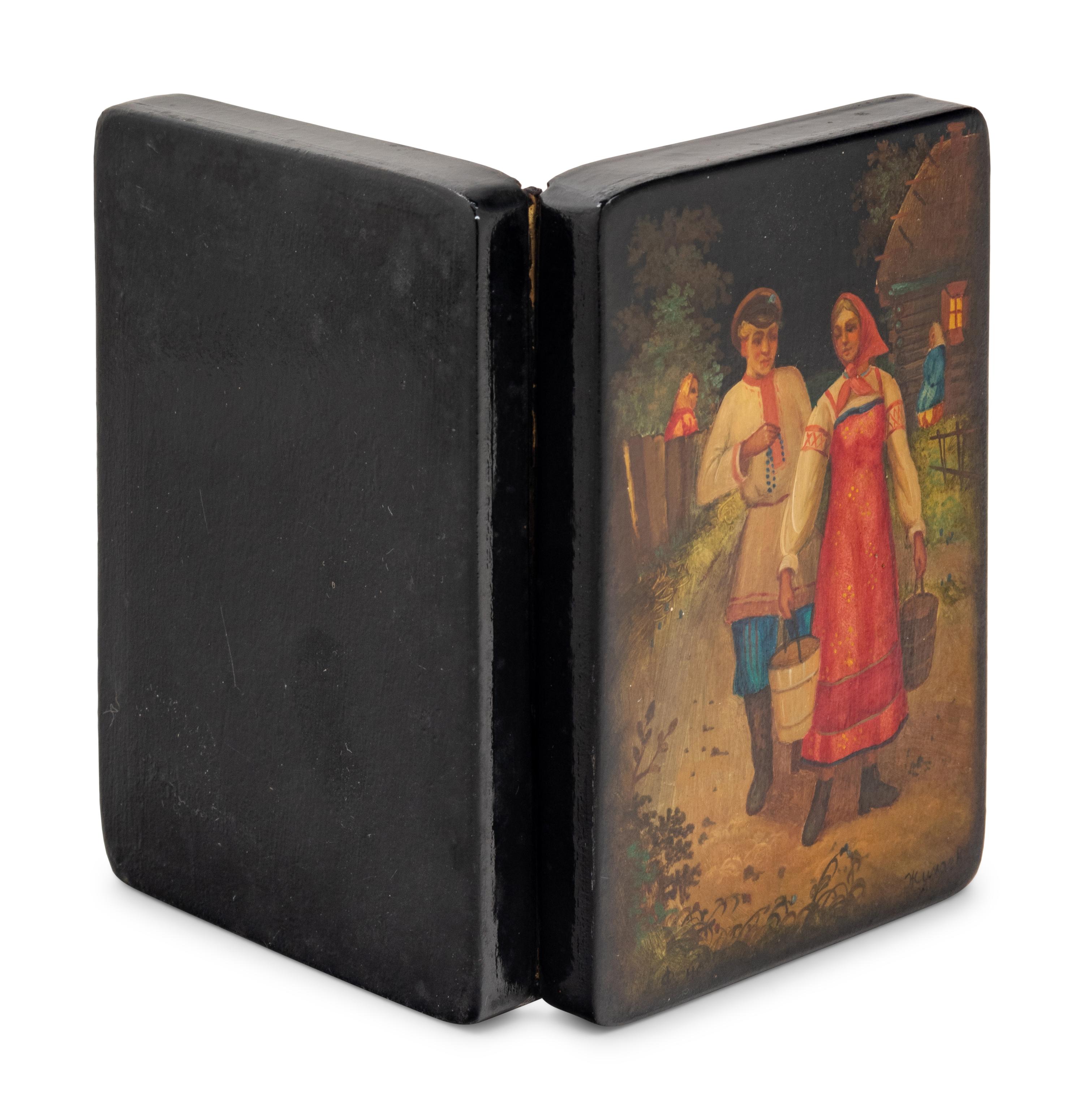 A Russian Lacquer Box