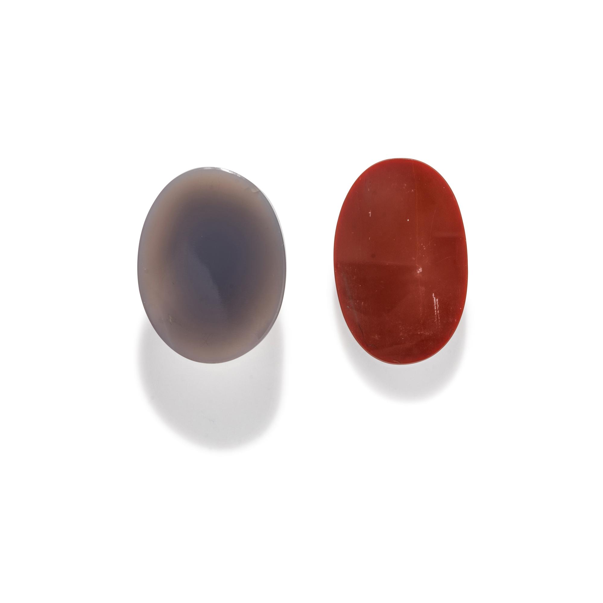 COLLECTION OF HARDSTONE CAMEOS