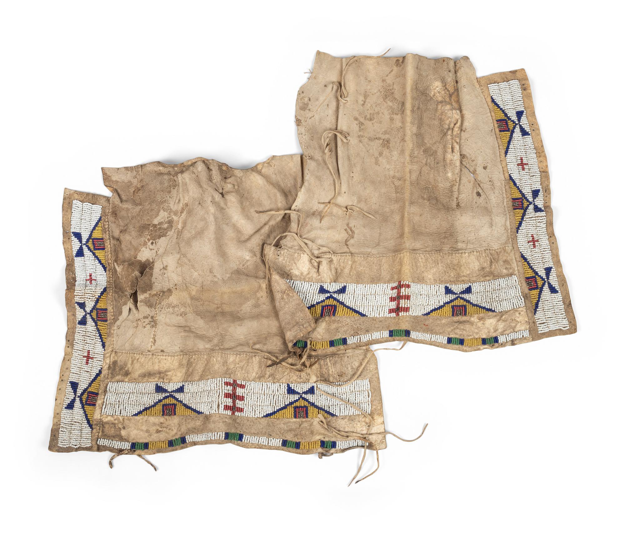 Sioux Child's Beaded Hide Leggings