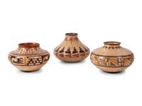 Three Turned Wood Vases by Ray Allen