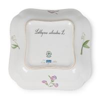 A Royal Copenhagen Flora Danica Porcelain Square Serving Bowl