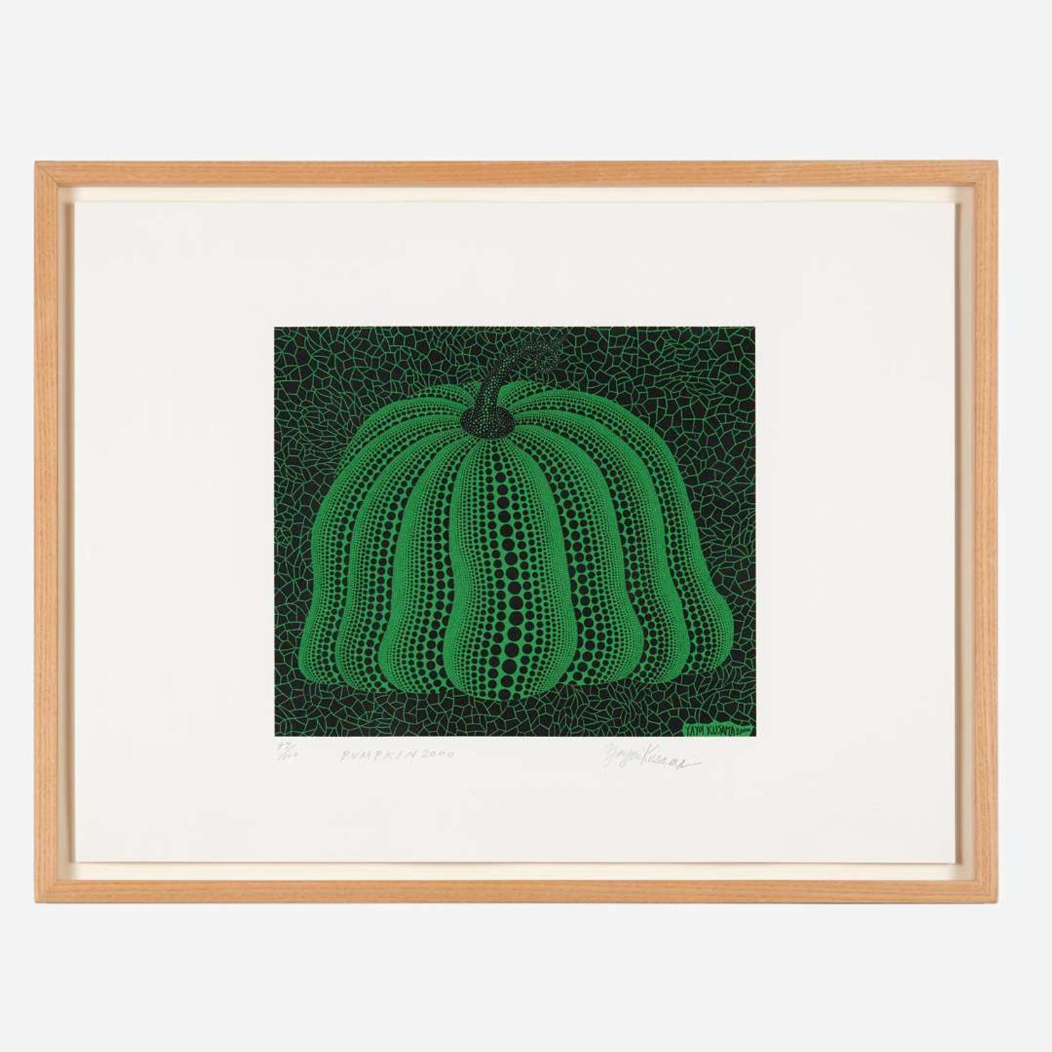 Yayoi Kusama (Japanese, b. 1929) Pumpkin 2000 (Green)