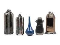 Five Studio Ceramic Vessels