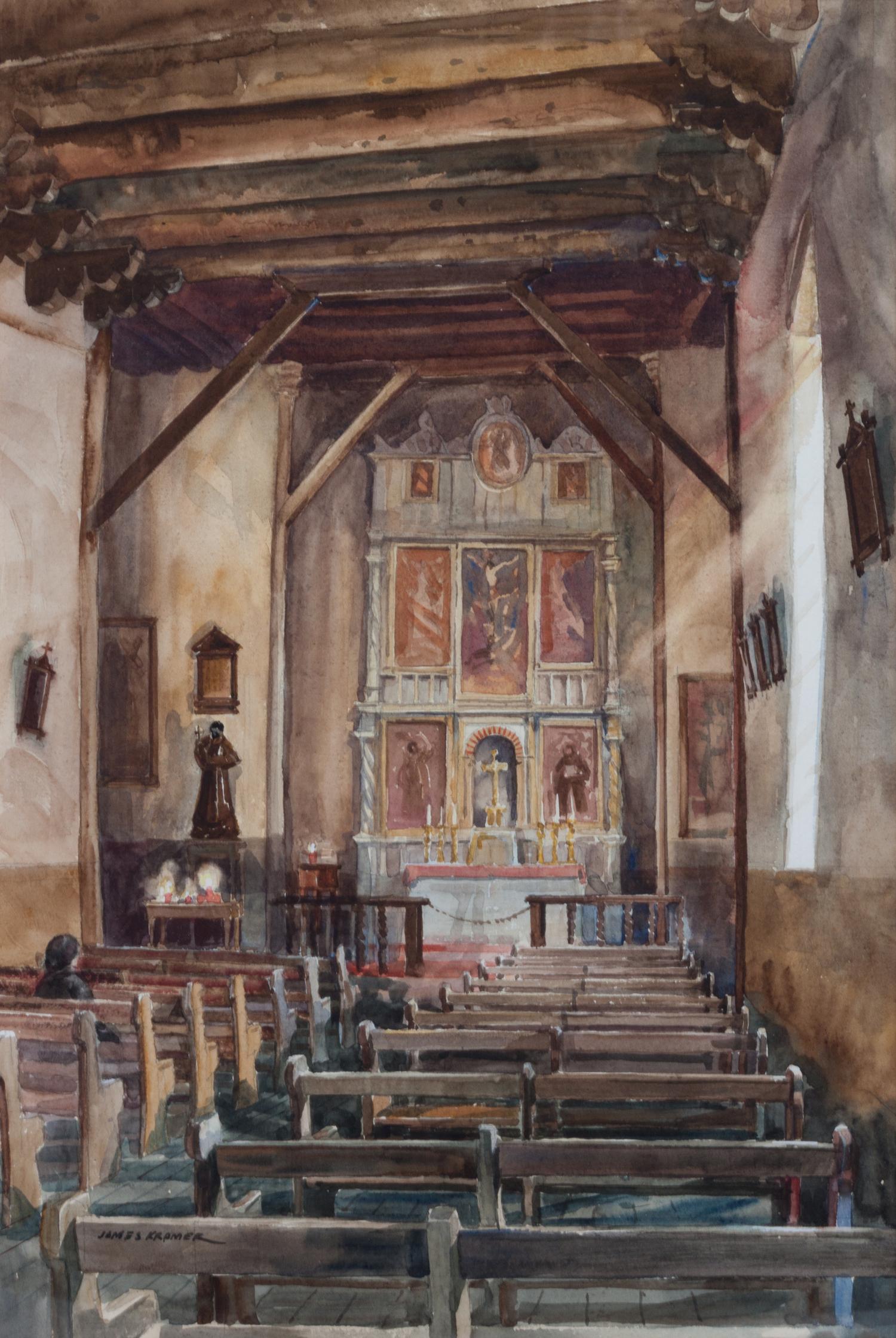 Interior: St Francis Mission Rachos de Taos