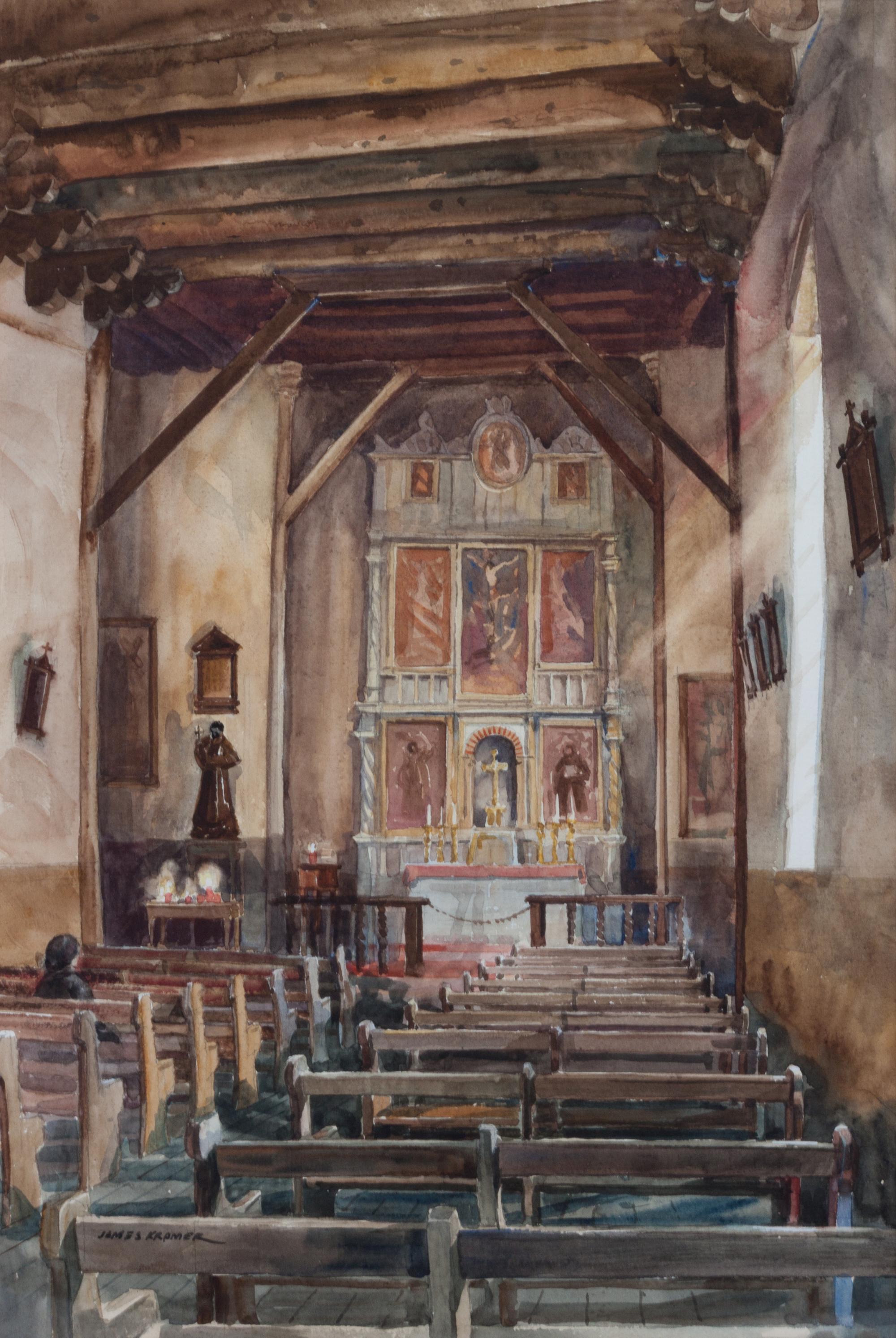 Interior: St Francis Mission Rachos de Taos