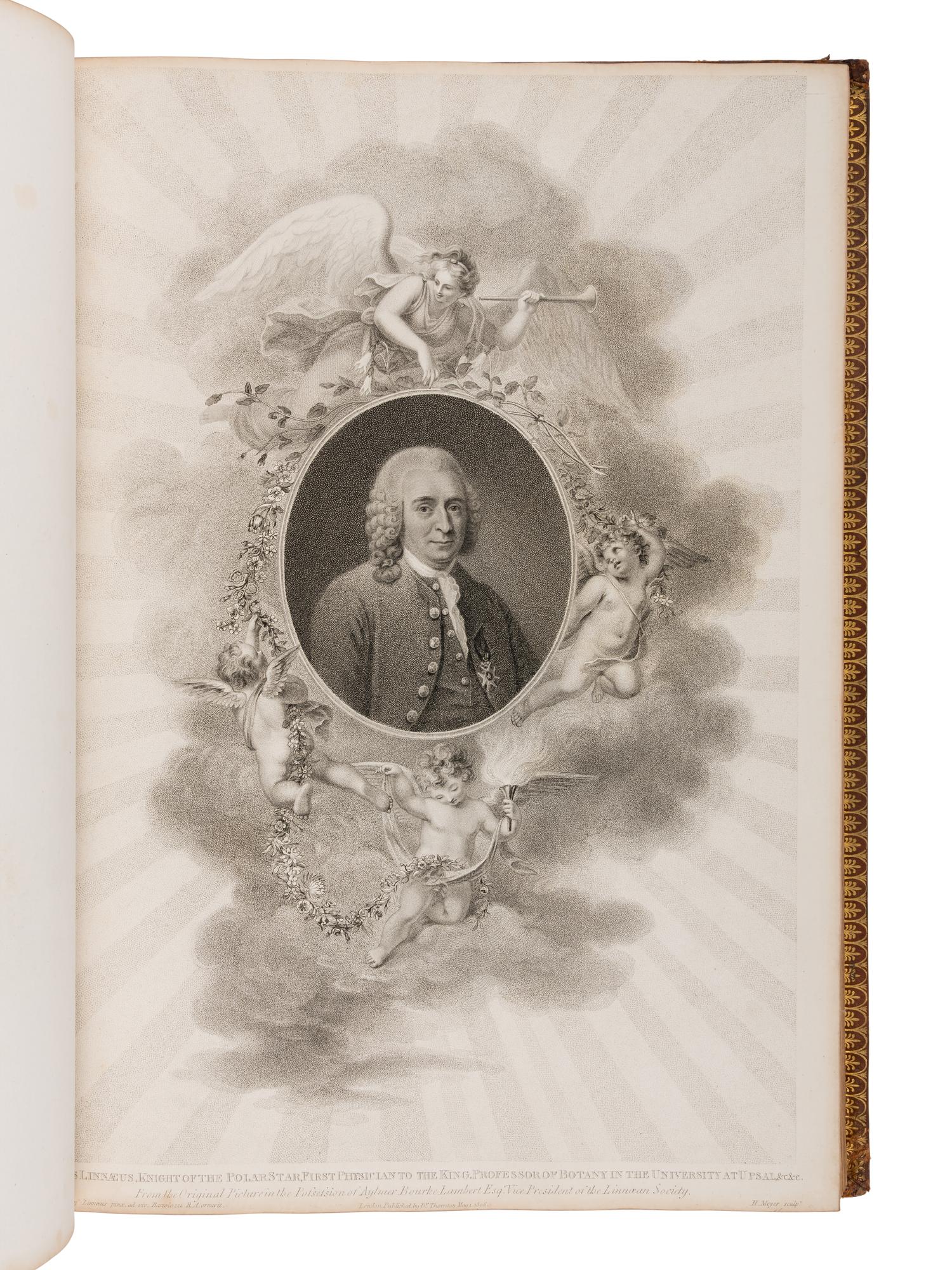 THORNTON, Robert John (1768-1837). The Philosophy of Botany . London: T. Bensley for the publishers, White, Johnson and Co. ...and the author, [1799]-1810.