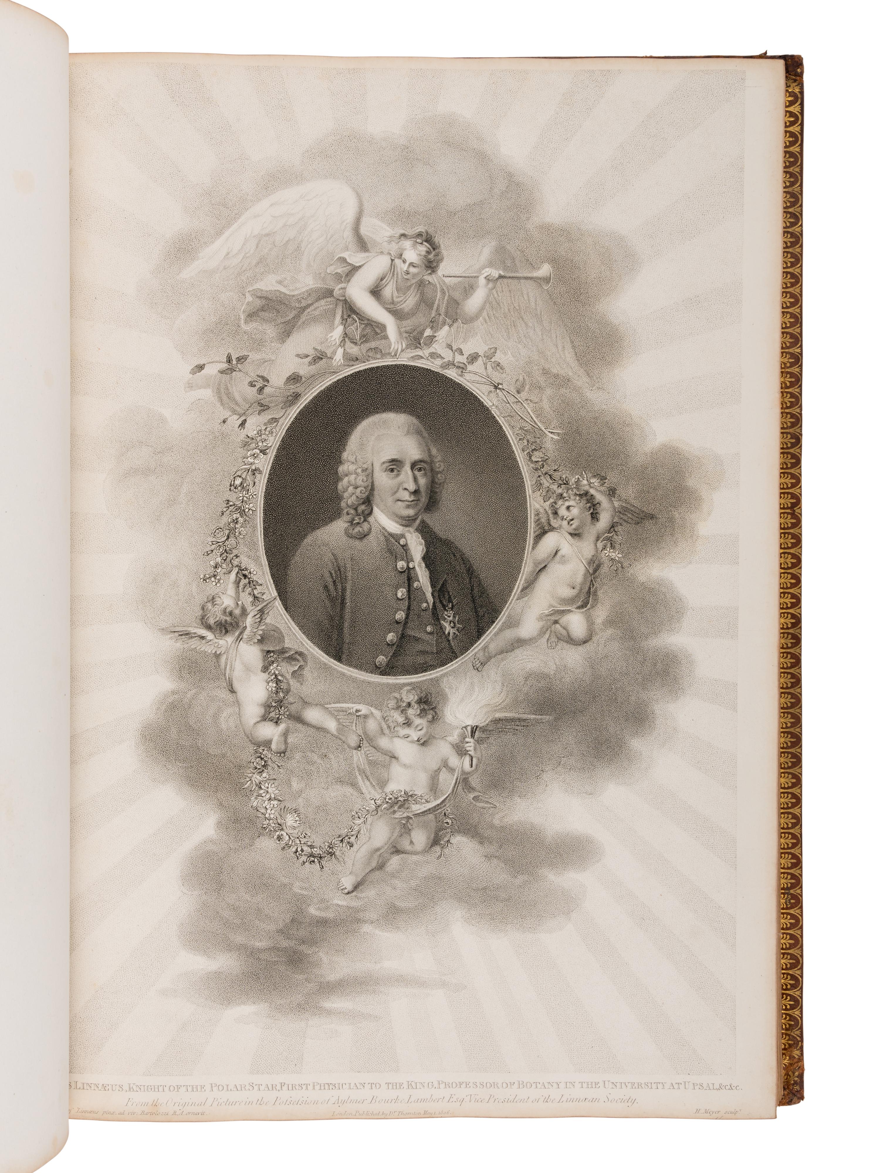 THORNTON, Robert John (1768-1837). The Philosophy of Botany . London: T. Bensley for the publishers, White, Johnson and Co. ...and the author, [1799]-1810.