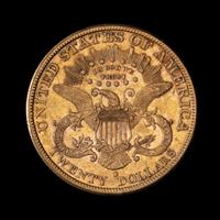 A United States 1892-S Liberty Head $20 Gold Coin