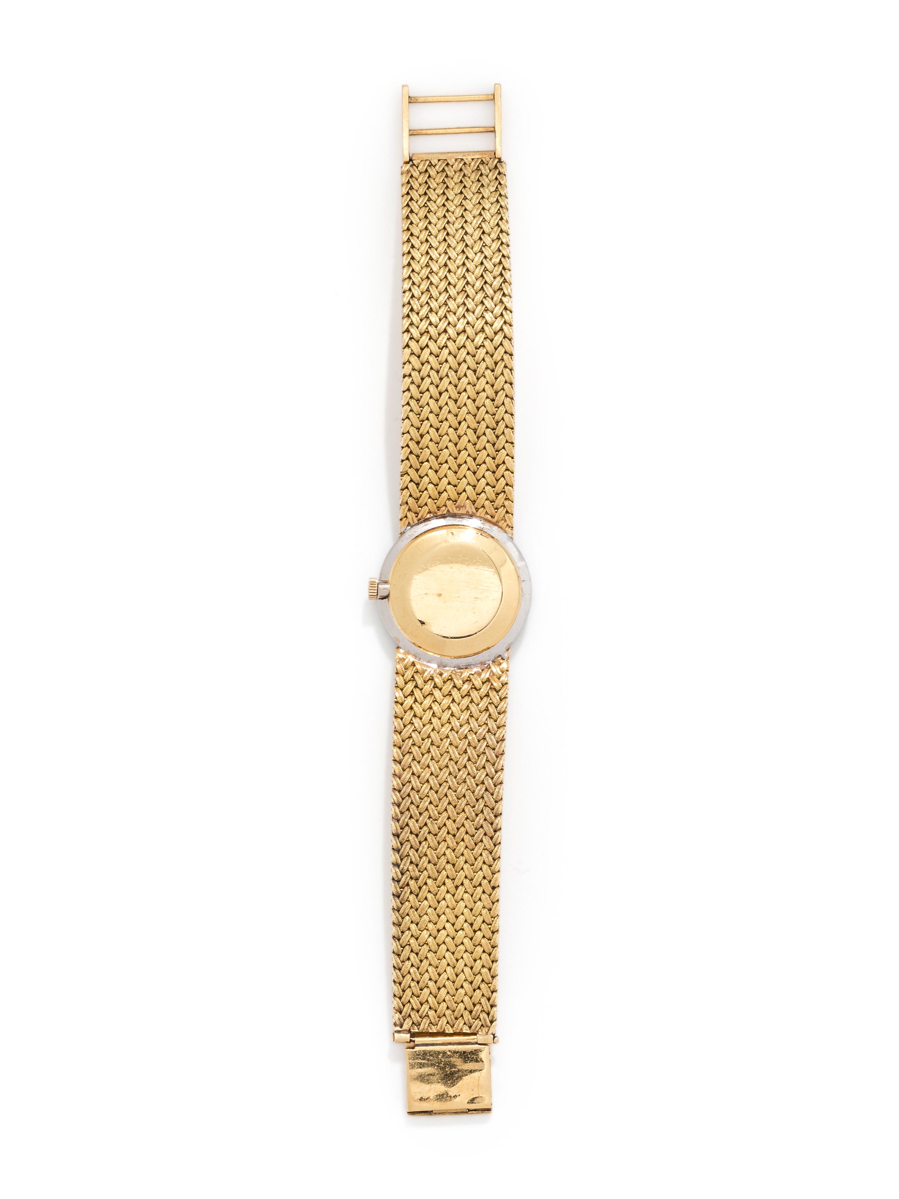 CORUM, 18K YELLOW GOLD, DIAMOND AND EMERALD WRISTWATCH