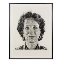 Chuck Close (American, 1940–2021) — Leslie/Fingerprint, 1986