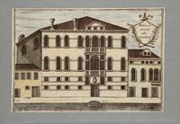 A Set of Nine Italian Hand-Colored Engravings Depicting Venetian Palaces