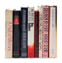 STONE, Robert (1937-2015). A group of 8 FIRST EDITIONS, ALL SIGNED OR INSCRIBED, comprising: