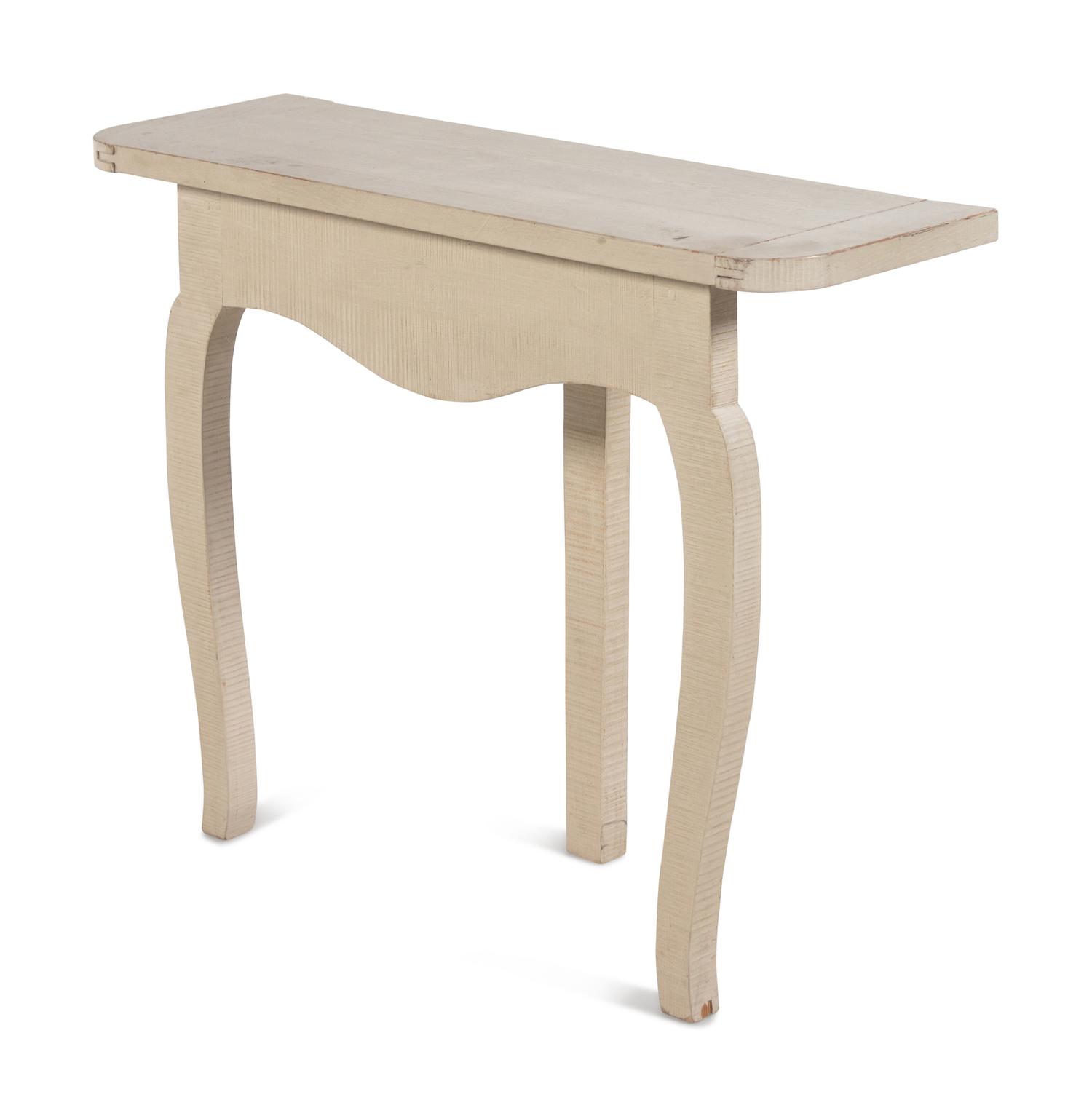 A Gray Painted Console Table