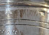 A Pair of Russian Silver Wine Cups